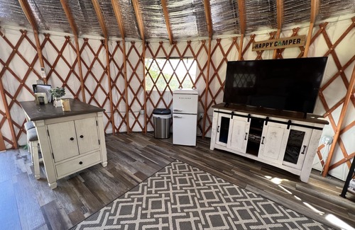 Salem RV Rental | Pet friendly glamping in a private yurt with stunning 360° views by Forest