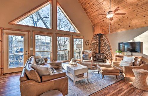 Eucha House | Pet-Friendly Grand Lake House with Dock and Kayaks!