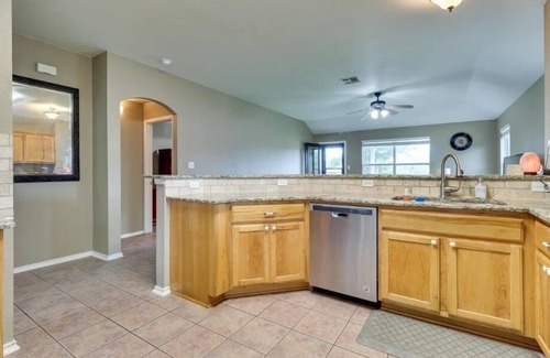 Sonoma House | Pet-Friendly home in Round Rock Escape w/Hot Tub. Two miles from Kalahari