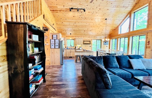 Stone Lake Cabin | Pet-Friendly Lakeside Chalet with Sauna!