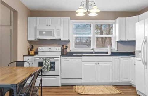 Rapid City House | Pet Friendly Large Fenced Backyard Covered Patio