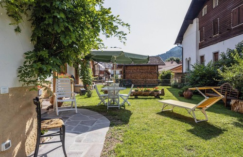 Castello-Molina di Fiemme Apartment | Pet-friendly Studio Apartment Casa Nicole with Mountain View, Wi-Fi & Garden