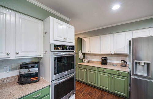 Sachse House | Pet-Friendly Sachse Home w/Patio, Fire Pit & Yard