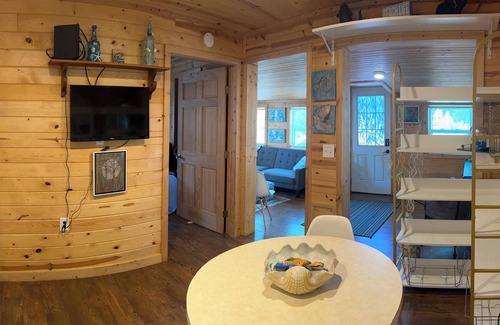 Supply House | Pet Friendly Separate Fee 75, enjoy fenced in yard, outdoor shower, fire pit