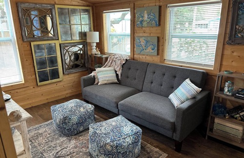Supply House | Pet Friendly Separate Fee 75, enjoy fenced in yard, outdoor shower, fire pit