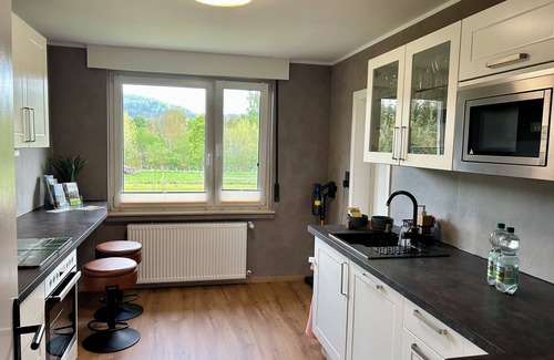 Amelunxen Apartment | Pet-friendly vacation apartment in the Wesergergland, directly on the Weser cycle path
