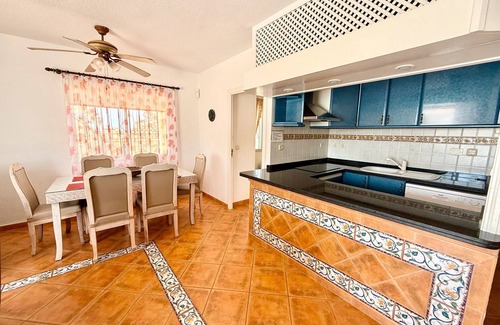 Callao Salvaje Villa | Pet Friendly Villa Azul close to the Beach with Pool, Garden, A/C and Wi-Fi