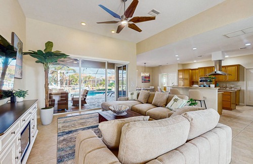 Burnt Store Isles House | Pet friendly, waterfront house with private pool, lanai, and arcade games