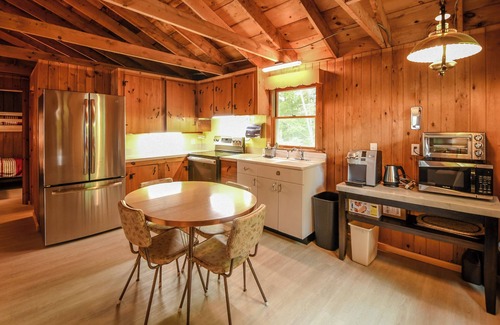 Gray Cabin | Pet Friendly waterfront home on Little Sebago Lake
