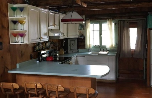 Northville House | PETS WELCOME ! ADIRONDACK LOG CABIN WALK TO BEACH