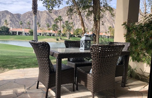 La Quinta Condo | PGA West Beautiful Mountain & Golf Course Views. Private Spa in Courtyard