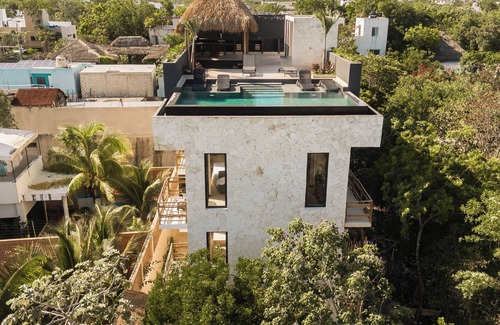 La Veleta Apartment | PGardn studio priv plunge, kitchen, sofa bd, TV, bathroom Fire pit, pool at Roof