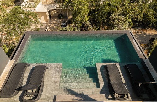 La Veleta Apartment | PGardn studio priv plunge, kitchen, sofa bd, TV, bathroom Fire pit, pool at Roof