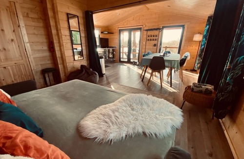 Arnold Cabin | Picture Perfect Lodge at Kingfisher Lakes | Stunning Lake Views & Fab Hot Tub |
