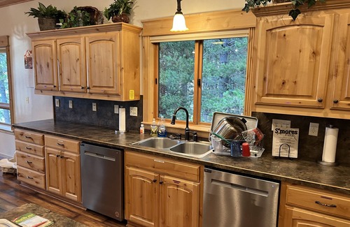 Island Park Cabin | Picturesque Lakefront Property for Your Next Mountain Escape