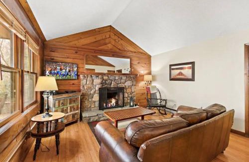 Blowing Rock House | Picturesque Riverside Cabin with Fireplace and Porch
