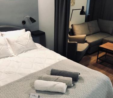 Baluty Apartment | Piekarnia Apartamenty Manufaktura, parking, dostep na kod, klima, 1-3 pokoje, prywatna kamienica