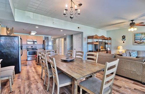 Cherry Grove Beach Condo | PierWatch II 102 | Second-row Six Bedroom Condo