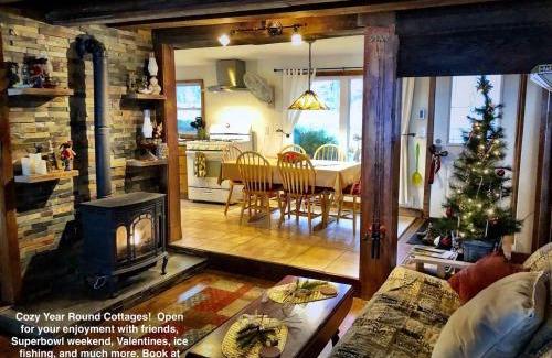 Sodus House | Pine Cottage Lakefront Hot Tub Fire Pit