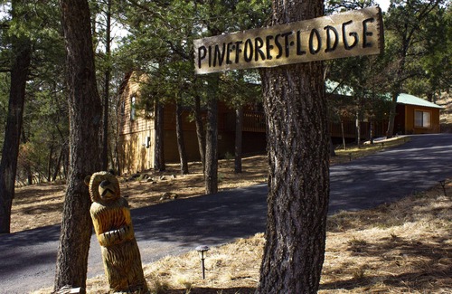 Ruidoso Cabin | Pine Forest Lodge Cabin: hot tub, gameroom with pool table AND 3 full baths