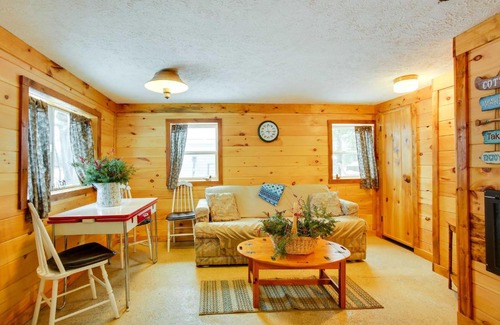 Interlochen House | Pine Ridge Resort Cabin on Bass Lake with Dock!