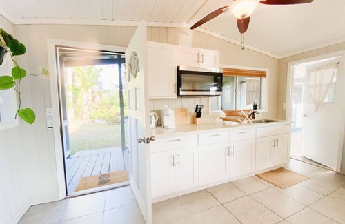Keaau House | Pineapple Studio, Kitchenette, Private Lanai