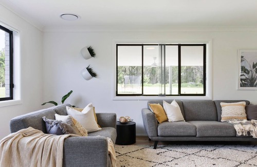 Woollamia House | Pines Escape is bright and spacious with a lovely homely feel