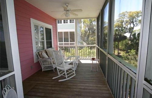 Edisto Island House | Pink Flamingo