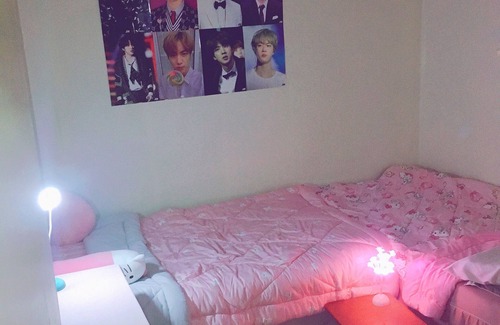 Hwayang-dong Bed & Breakfast | Pink Happy House: 3 mins from Konkuk univ. station, free self food