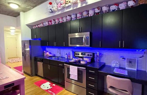 North Decatur Apartment | Pink Hello Kitty Themed Studio