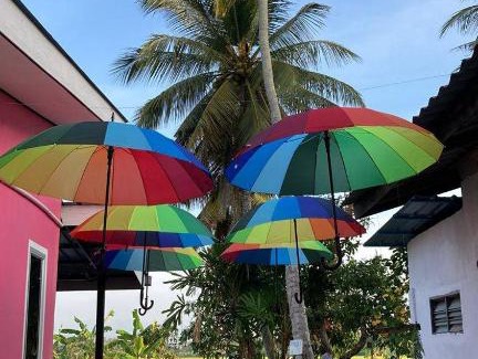 Kampung Sungai Berembang House | Pink Homestay D'Perlis