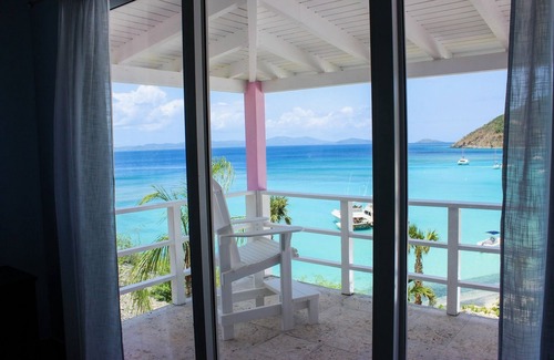 Jost Van Dyke Villa | Pink House Villas - Beautiful Oceanfront House