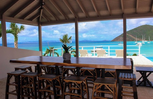Jost Van Dyke Villa | Pink House Villas - Beautiful Oceanfront House