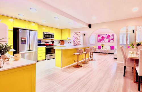 Bay Terraces Villa | Pink Luxe Spa Retreat with Pool/Jacuzzi and Dome in San Diego