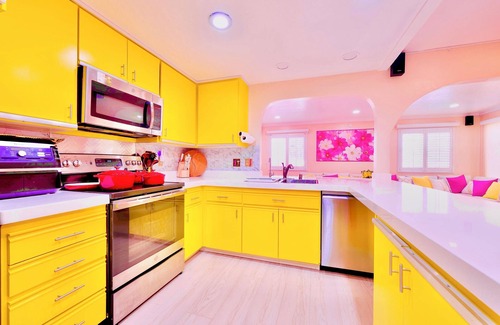 Bay Terraces Villa | Pink Luxe Spa Retreat with Pool/Jacuzzi and Dome in San Diego
