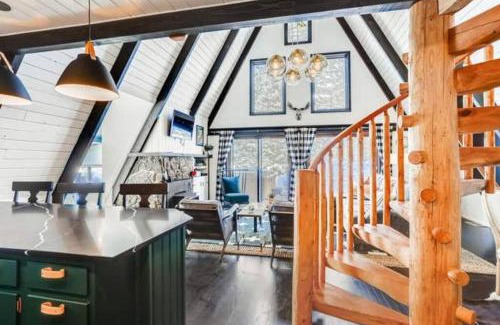 Blue River House | *Pink Moon Blue River* Retro A-Frame