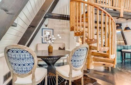 Blue River House | *Pink Moon Blue River* Retro A-Frame