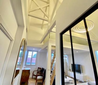 Anglet Apartment | Piscine et jacuzzi Loft ravissant dans une maison basque