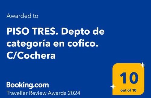 Cordoba Apartment | PISO TRES. Depto de categoría en cofico. C/Cochera