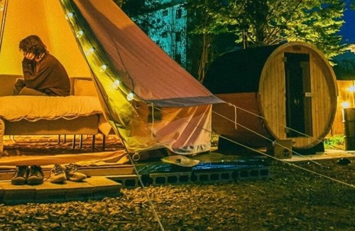 Hokuto RV Rental | Plan with private barrel sauna flat rate for up t/Beidu City Yamanashi
