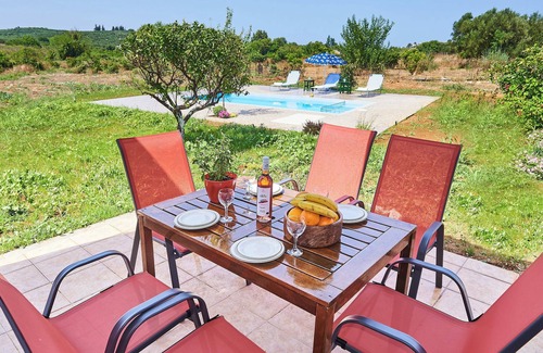 Apokoronas House | Platanos Stone House I With Shared Pool