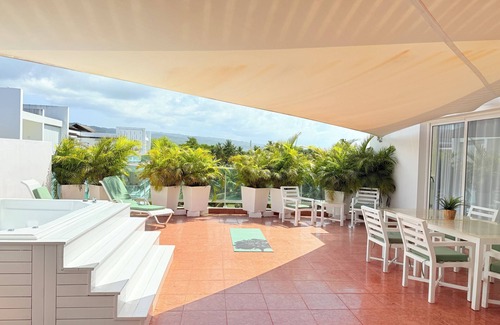 Las Terrenas Condo | Playa Bonita 4BR Penthouse & Spa – Serene Getaway Steps from the Beach