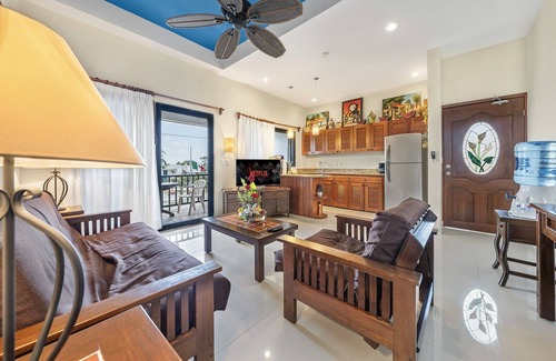 Centro - Supmza 001 Villa | Plaza View Villa "Tijuana" with a/c and 2 pools, 5 min stroll to beach