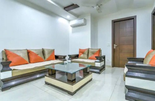 Block E Apartment | Pleasant 3BHK Apartment Park Facing, Close to Market By HostMyStay