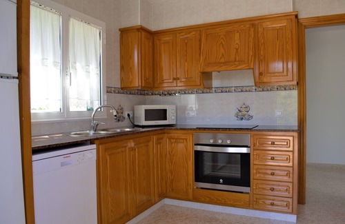 Cap d'Artrutx Ski Chalet | Pleasant villa with pool and air conditioning.