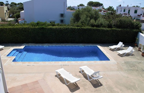 Cap d'Artrutx Ski Chalet | Pleasant villa with pool and air conditioning.
