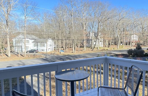 East Stroudsburg House | Pocono Modern Chalet - Hot Tub - Home Theater