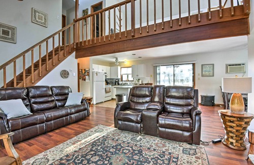 Bushkill House | Poconos Vacation Rental w/Pool Access & Hot Tub!