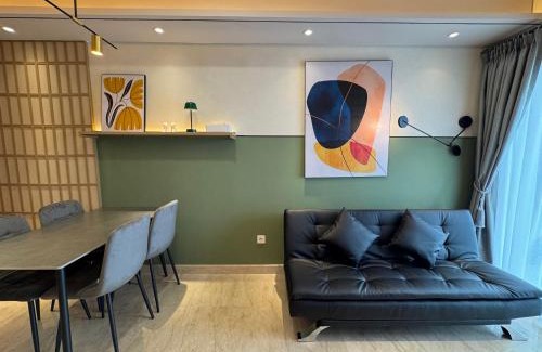 Kesawan Apartment | Podomoro Medan Lexington Tower - Japandi Modern - New Renovated 2 BR- direct mall access