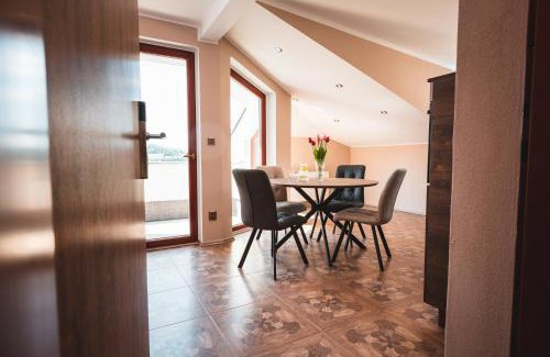 Podoli Apartment | POINT flat, beautiful view from terrace to Prague Castle